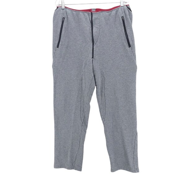 PASHKO Heather Gray Sweatpants Elastic Waistband 100% Cotton Men's LARGE - Picture 1 of 8